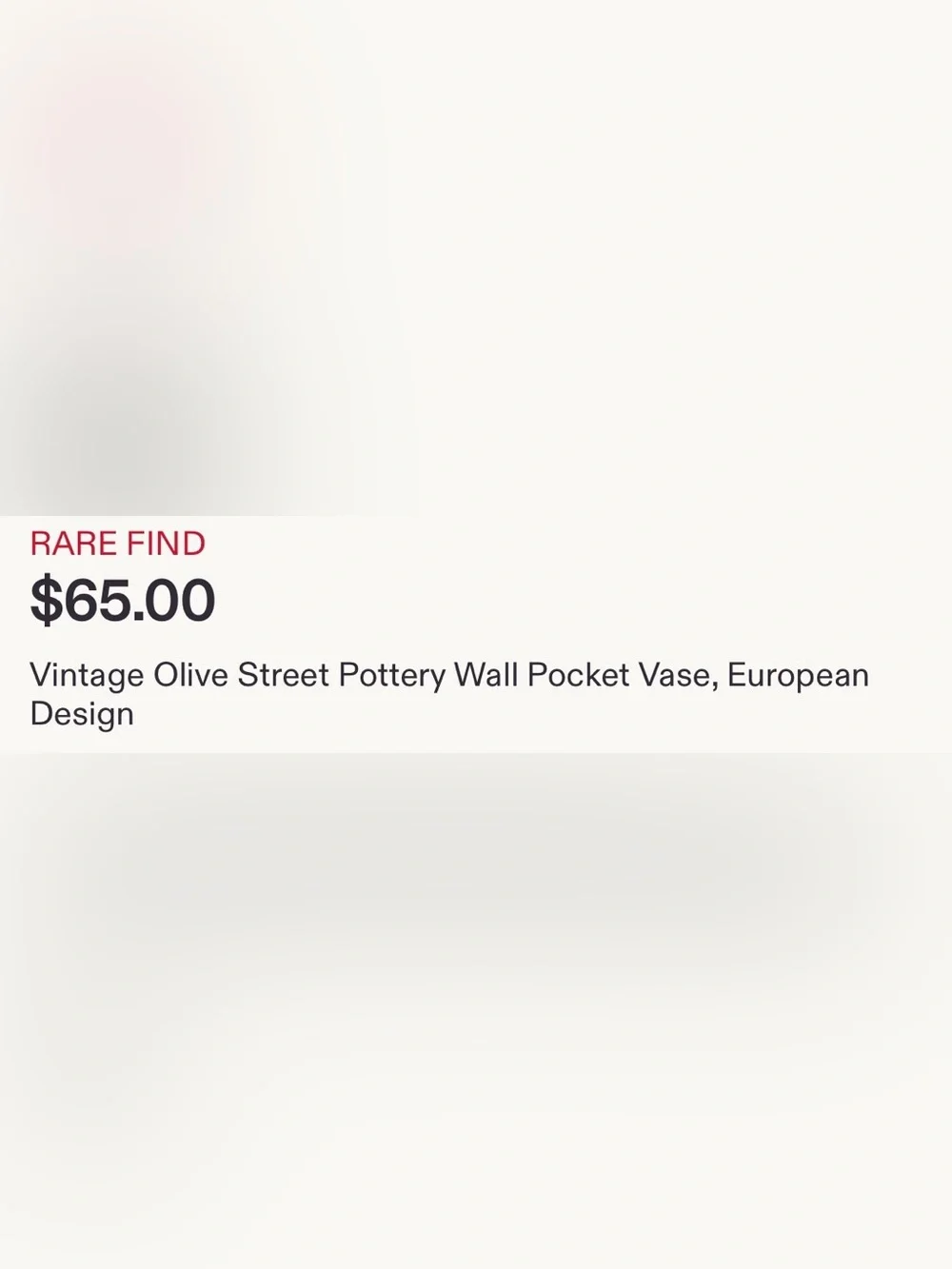 Olive Street Pottery Wall Pocket Vase - European Design